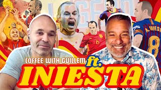 What Is Iniesta the Manager like ☕️ ⚽️ CoffeeWithGuillem ft Andres Iniesta ENG Subs [upl. by Roth]