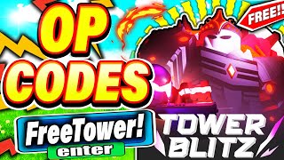 All Secret Tower Blitz Codes 2023  Codes for Tower Blitz 2023  Roblox Code [upl. by Yenffad63]