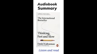 Thinking Fast and Slow by Daniel Kahneman  Audiobook Summary [upl. by Rene330]