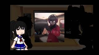 yandere simulator reacts to ayano aishi  ayano x budo ayano x taro  cringe [upl. by Ainar]