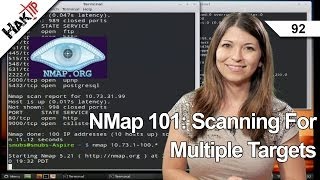 NMap 101 Scanning For Multiple Targets Haktip 92 [upl. by Ellehsat]