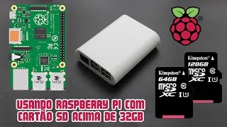 Como usar cartão SD com mais de 32GB no Recalbox  Raspberry Pi [upl. by Oiznun]