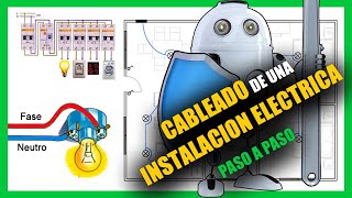 ⚡ CABLEADO de una INSTALACION ELECTRICA de una casa paso a paso [upl. by Noiroc791]