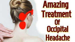 Acupressure Point For OCCIPITAL NEURALGIA  Occipital HEADACHE In Hindi [upl. by Standish919]