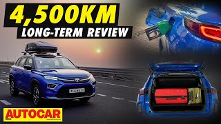 Toyota Urban Cruiser Hyryder Hybrid  4500km Long Term review  Autocar India [upl. by Haugen]