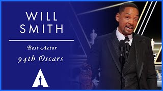 Will Smith Wins Best Actor for King Richard  94th Oscars [upl. by Ariaz]