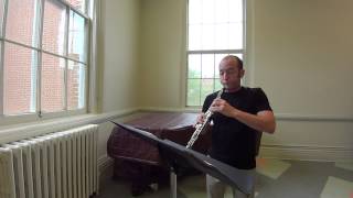 Ferling Oboe Study No 1 Aaron Hill [upl. by Sucam598]