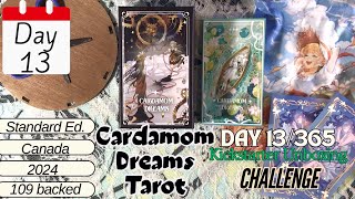 AKU16  Day 13365 Day Kickstarter 🌿💭Cardamom Dreams Tarot by SSWH Studio unboxingvideo flipthru [upl. by Hardej]