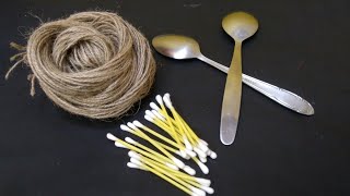 New idea for ur home decor ll Jute craft l DIY [upl. by Spain]