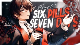 Nightcore → Six Pills x Seven Days  Rosendale ft SinnonNightcore Lyrics [upl. by Aisylla704]