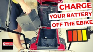 Charging your ebike battery outside your ERV unit  Simple lang [upl. by Dalis]