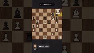 King Sting Puzzle chess roadtograndmaster grandmaster puzzle foryou chess [upl. by Navillus]