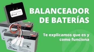 Balanceador de carga de baterías ecualizador para bancos de 24V 36V y 48V🔋 [upl. by Rebekkah]