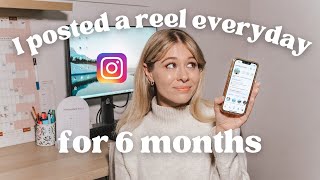 I Posted a Reel on Instagram Everyday for 6 Months heres what happened [upl. by Cassandra]