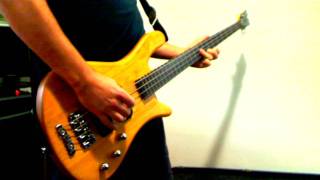 Kids in the Hall Theme Shadowy Men On A Shadowy Planet  Bass Cover [upl. by Atinnor947]