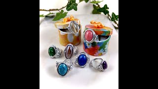 Chunky Cabochon Ring [upl. by Linnette228]