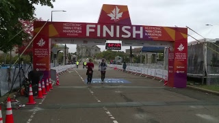 WATCH 2018 Twin Cities Marathon Finish Line [upl. by Attenauq]