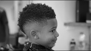 Crazy Mohawk V’Cut 🔥 Kids Haircut Barber Tutorial [upl. by Kristel]