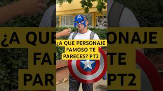 ¿A que personaje famoso crees que te pareces🤣😲 PARTE 2 humor lospqliares comedia shorts [upl. by Assilla571]