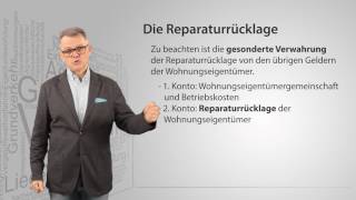 Worauf ist bei der Reparaturrücklage zu achten [upl. by Walls]