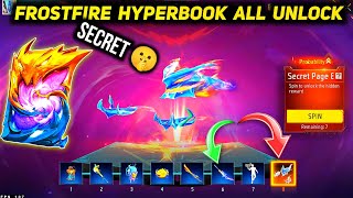 Frostfire Hyperbook Unlock  Free Fire Hyperbook  New Top Up Event  Frost Fire Hyperbook [upl. by Godden]