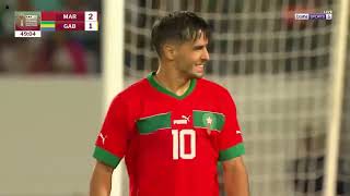 HIGHLIGHTS  Morocco vs Gabon  TotalEnergiesAFCON 2025 Qualifiers  Group B [upl. by Aienahs]