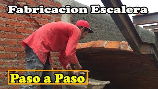 Técnicas de construcción de escaleras con ladrillo  Arte colocando ladrillos en pendiente [upl. by Lig]