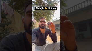 Shilajit Making at Home with traditional process  shilajit has a lot of health benefits [upl. by Donnell519]