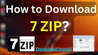 How to Download and Install 7ZIP in Windows 7 ComputerLaptop [upl. by Massie193]