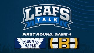 Maple Leafs vs Bruins LIVE Post Game 4 Reaction  Leafs Talk [upl. by Nagel622]