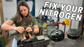 How To Install Schrader Valve on Stock Reservoir Cap [upl. by Airetal159]