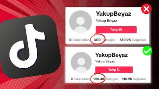 5 SANİYEDE 100000 TİKTOK TAKİPÇİ 😎 TİKTOK TAKİPÇİ HİLESİ [upl. by Narayan41]