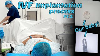 My IVF Journey Implantation Process VLOG Pt 2  Lisa Fiitt [upl. by Anielram]