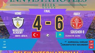 Turkey 🇹🇷 Belek Youth Cup 2024 FINAL MANAVGAT ACADEMY 🇹🇷 46 🇰🇿 SDUSHOR8 [upl. by Gnok]