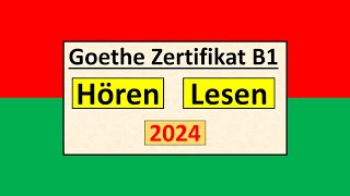 Goethe Zertifikat B1 Hören Lesen Modelltest mit Antworten am Ende  Vid  244 [upl. by Winn164]