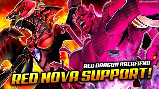 RISE UP RED NOVA❗ RED DRAGON ARCHFIEND Deck ft Earthbound Red Nova  Animation Chronicles 2024 [upl. by Kippie]