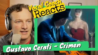 Vocal Coach REACTS  Gustavo Cerati Crimen [upl. by Meehyr]