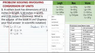 Problem Solving involving Conversion of Units ExampleGeneral Physics 1 [upl. by Tarryn37]