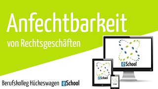 Anfechtbarkeit von Rechtsgeschäften einfach erklärt  Nichtigkeit Erklärungsirrtum usw BGB [upl. by Sylvester]