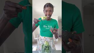 💚My favourite smoothie 💚 Spinach and avocado 🥑 youtube viralvideo shortvideo youtube [upl. by Derzon]