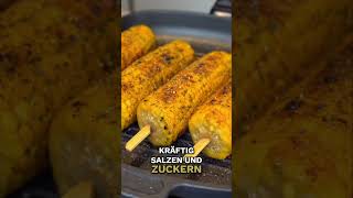 🌽🔥 Gegrillter Maiskolben mit genialem Topping I Indoor Grillen I BBQ I einfaches Rezept 🌽🔥 [upl. by Guild]