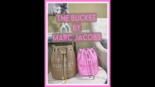 MARC JACOBS THE BUCKET BAG amp MINI BUCKET BAG REVIEW  LUX WIFE LIFE [upl. by Adhern]