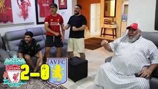 LIVERPOOL vs ASTON VILLA 20 LIVE FAN REACTION MO SALAH IS THE GOAT [upl. by Forlini825]