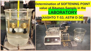 Softening point value of bitumen sample Part02 Lab Test HindiUrdu [upl. by Genet]