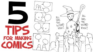 5 Tips For Making Comics [upl. by Shantha]