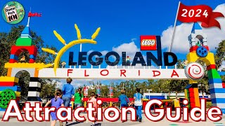 LEGOLAND Florida ATTRACTION GUIDE  2024  All Rides amp Shows [upl. by Isidora]