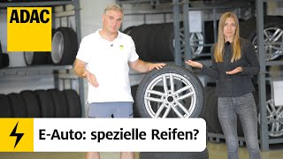 Welche Reifen benötigt ein Elektroauto  Unter Strom – Einfach Elektromobilität  47  ADAC [upl. by Earehc826]