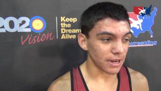 Tirso Lara wins FILA Junior World Team Trials [upl. by Kinnon]