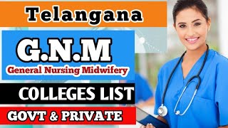 G N M Nursing All districts COLLEGES List  Govt amp Private Colleges List  202425 [upl. by Araiet292]