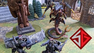 Tyranids vs Astra Militarum 1250 Point Warhammer 40K Battle Report [upl. by Bibeau41]